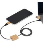 FSC® 100% Bamboo 5-in-1 100W Laptop Charging Cable - 4