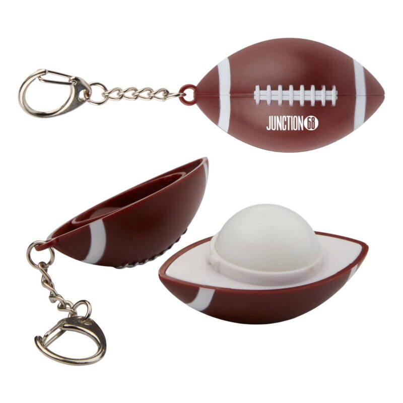 Football SPF15 Lip Balm with Keychain - 2