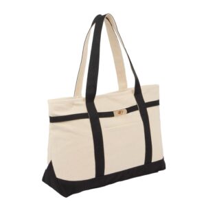 Jane Recycled Cotton Buckle Tote - 1