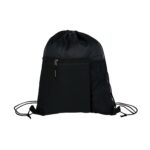 Manchester Recycled (RPET) Drawstring Bag With Zippered & Mesh Pockets - 1