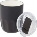 Olla Vacuum Coffee Cup w/ Ceramic Liner & Lid 10oz - 6