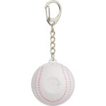 Recycled Baseball SPF15 Lip Balm Keychain - 6