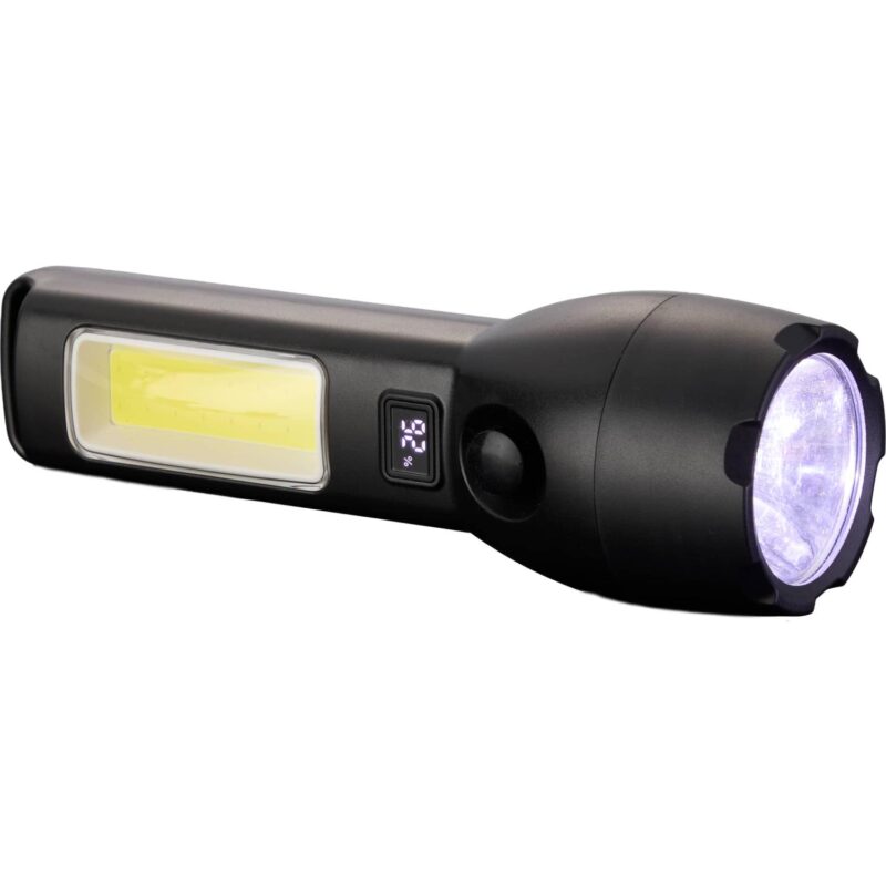 Solar Powered Rechargeable COB Flashlight - 5