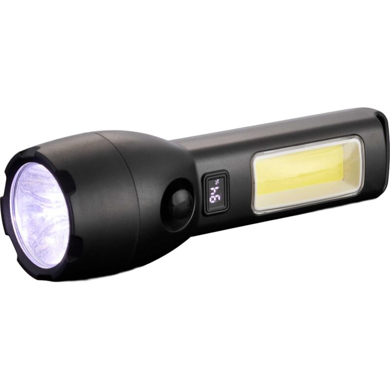 Solar Powered Rechargeable COB Flashlight - 7