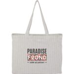 Striped Pacific Recycled Cotton Shopper Tote - 9