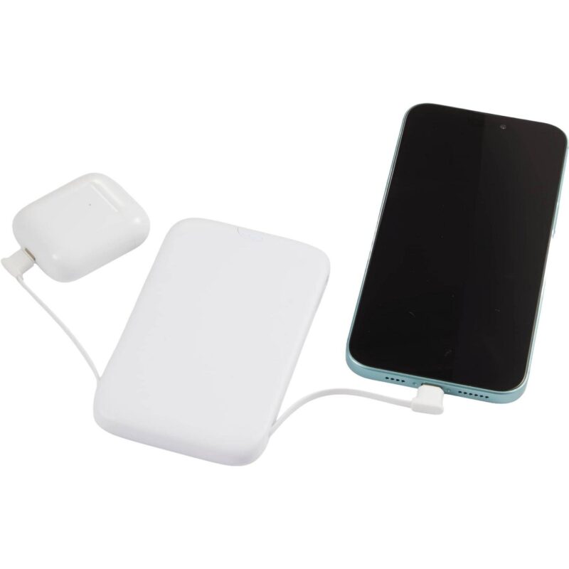 UL Listed 5000 20W Power Bank with Integrated Cabl - 8