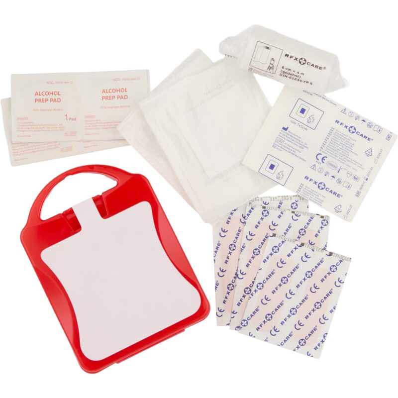 21-Piece First Aid Kit with Recycled Case - 1