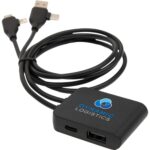 5-IN-1 Charging Cable with USB-A/C Hub