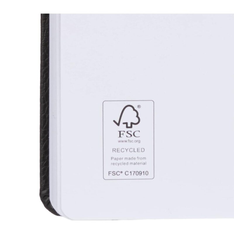 5" x 7" FSC® Recycled Pebble Hard Bound Journal - 7
