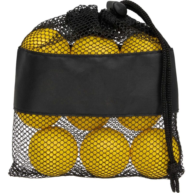 Golf Practice Balls with Mesh Pouch - 9