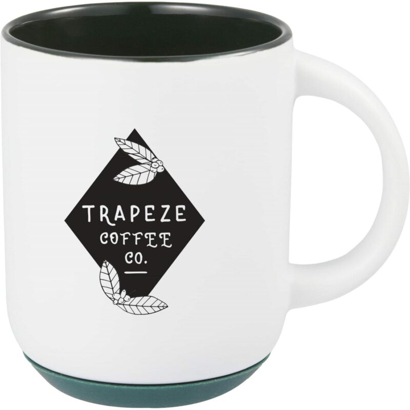 Isaac Ceramic Mug w/ Rubber Bottom 14oz - 4