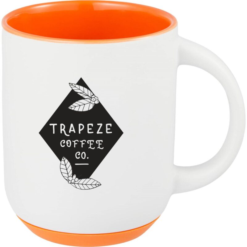 Isaac Ceramic Mug w/ Rubber Bottom 14oz - 5