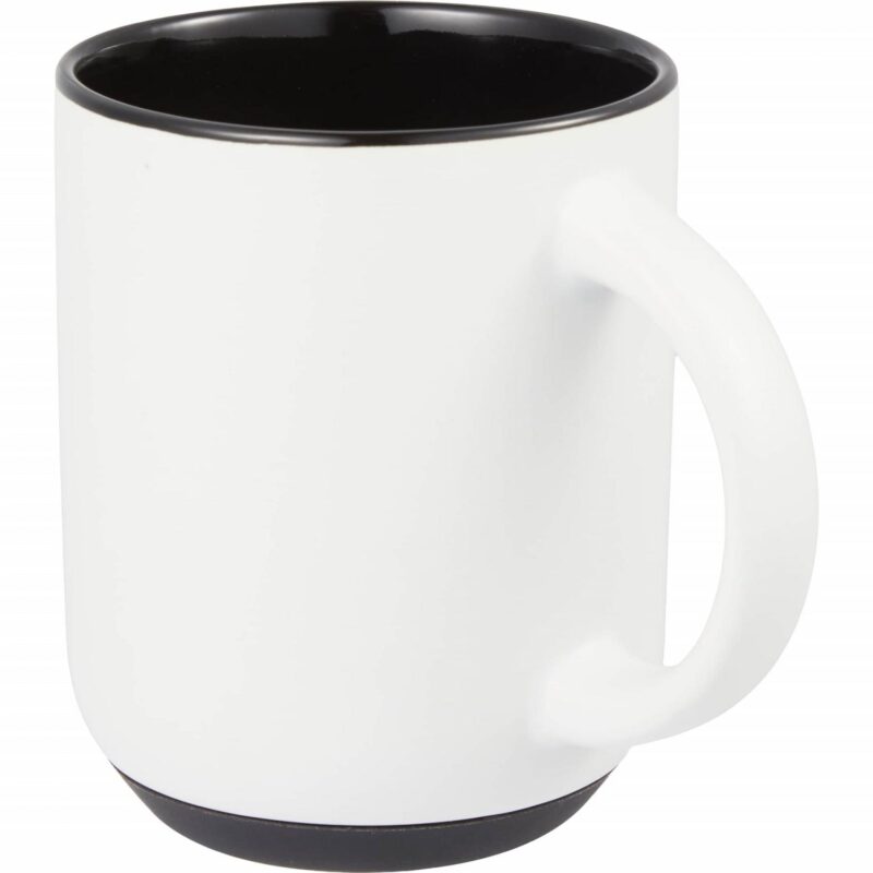 Isaac Ceramic Mug w/ Rubber Bottom 14oz - 7