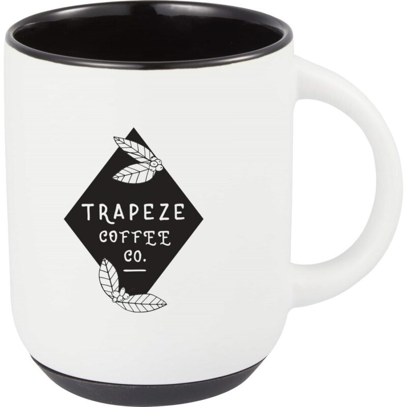 Isaac Ceramic Mug w/ Rubber Bottom 14oz