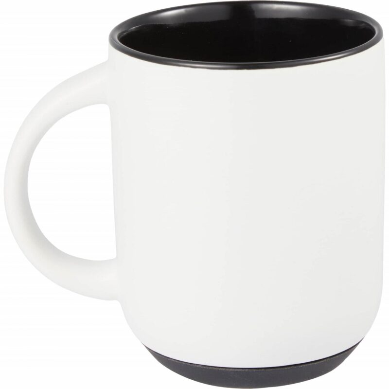 Isaac Ceramic Mug w/ Rubber Bottom 14oz - 9