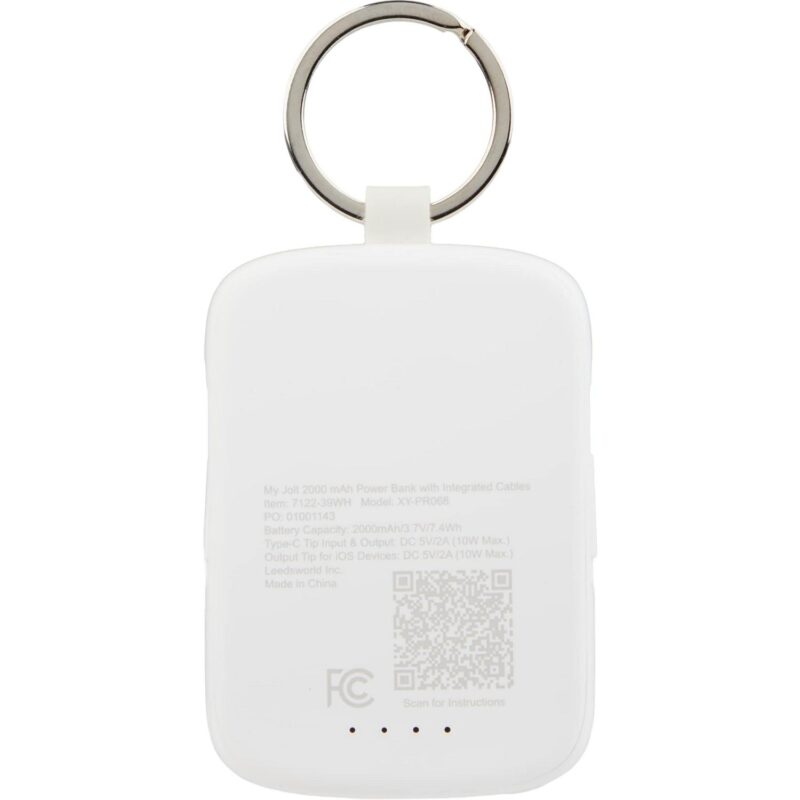 My Jolt 2000 mAh Power Bank with Integrated Cables - 8