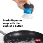 OXO Good Grips Soap Dispense Palm Brush Storage Se - 6