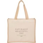 Sol Recycled Cotton & Jute Shopper Tote - 2