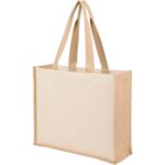 Sol Recycled Cotton & Jute Shopper Tote - 3