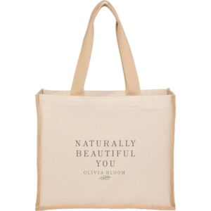 Sol Recycled Cotton & Jute Shopper Tote