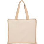 Sol Recycled Cotton & Jute Shopper Tote - 5