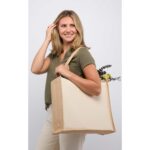 Sol Recycled Cotton & Jute Shopper Tote - 7
