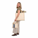 Sol Recycled Cotton & Jute Shopper Tote - 9