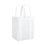 Vespera Recycled Non-Woven Grocery Tote w/Bottom Insert - 1