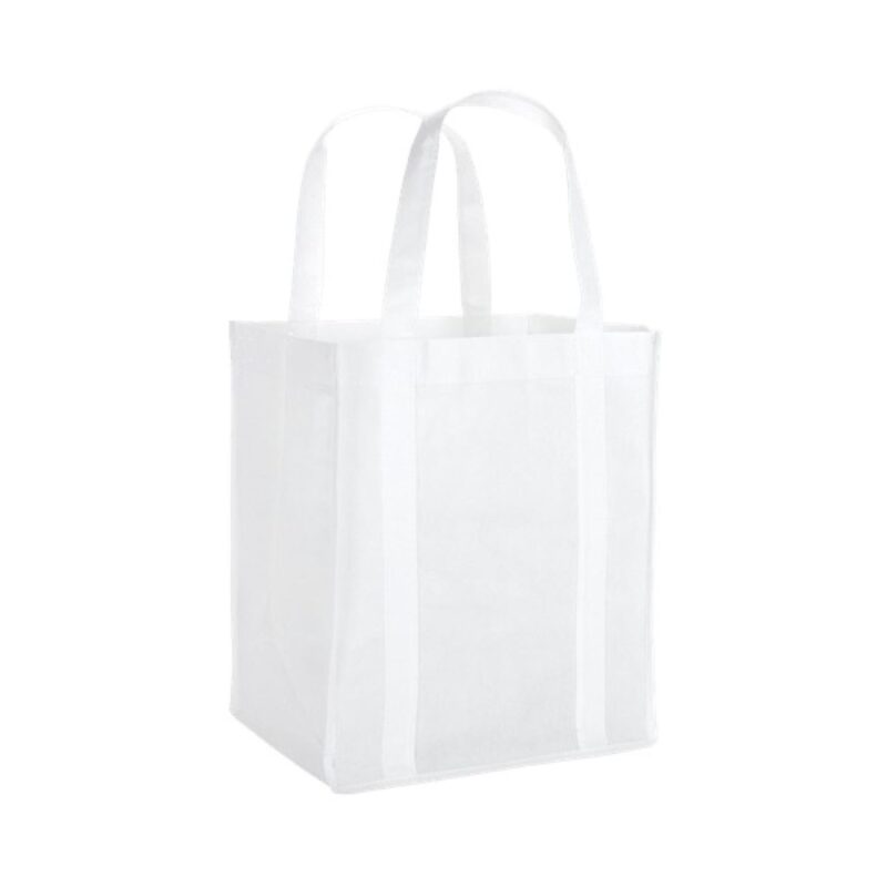 Vespera Recycled Non-Woven Grocery Tote w/Bottom Insert - 1