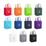 Vespera Recycled Non-Woven Grocery Tote w/Bottom Insert