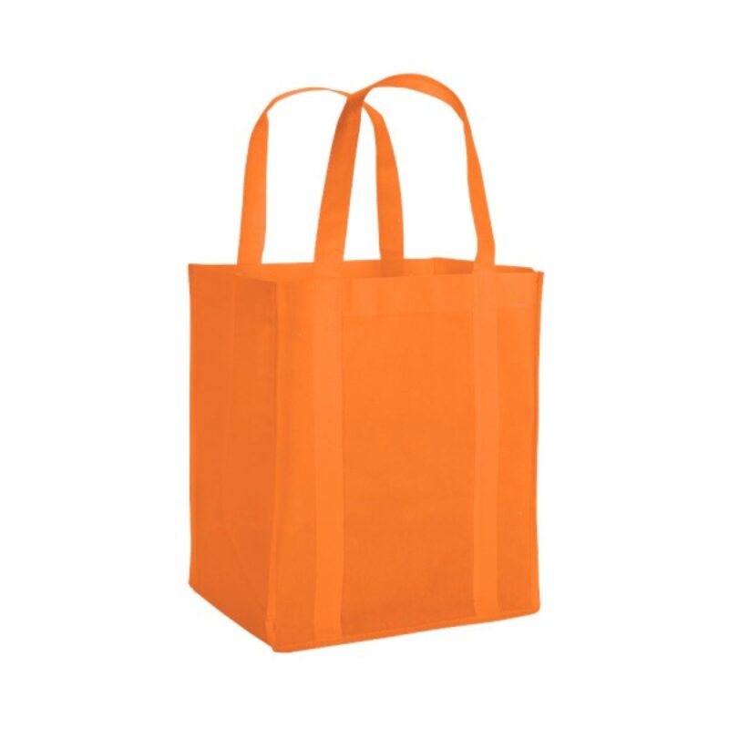 Vespera Recycled Non-Woven Grocery Tote w/Bottom Insert - 4