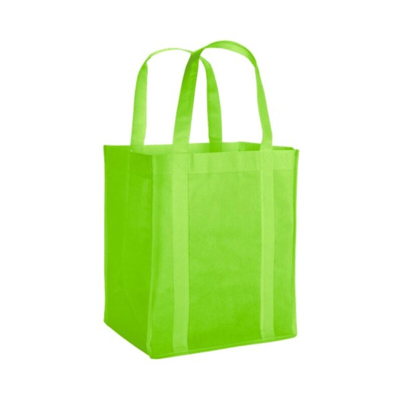 Vespera Recycled Non-Woven Grocery Tote w/Bottom Insert - 6
