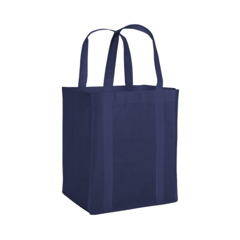 Vespera Recycled Non-Woven Grocery Tote w/Bottom Insert - 7