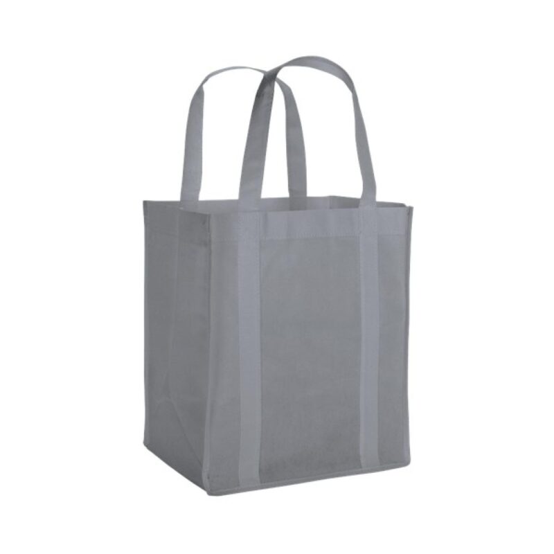Vespera Recycled Non-Woven Grocery Tote w/Bottom Insert - 8