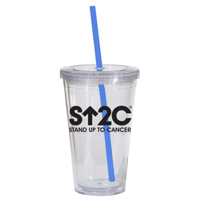 Double Wall 16 Oz Tumbler - Clear - 2