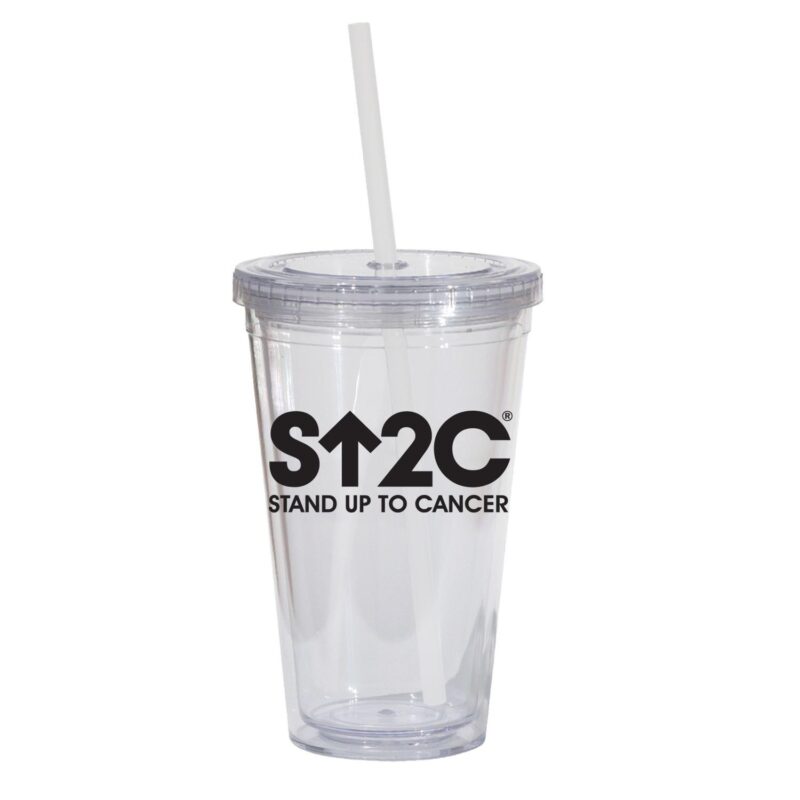 Double Wall 16 Oz Tumbler - Clear - 3