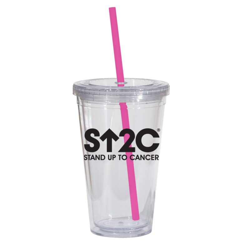Double Wall 16 Oz Tumbler - Clear - 6