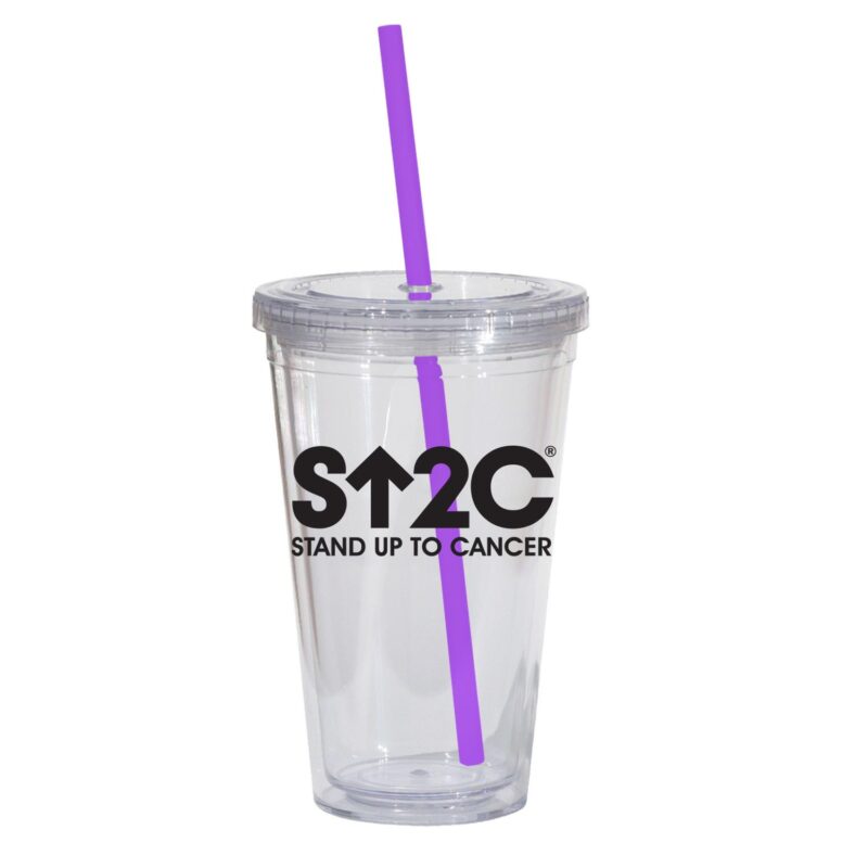 Double Wall 16 Oz Tumbler - Clear - 7