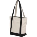 Recycled 12oz Zip Top Canvas Tote - 3