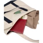 Recycled 12oz Zip Top Canvas Tote - 8